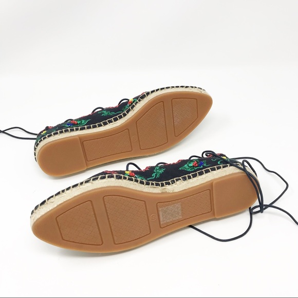 NEW Tory Burch Sonoma Embroidered Ghillie Flat 6 - Picture 6 of 8